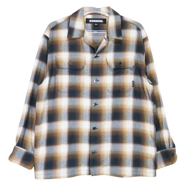 NEIGHBORHOOD（ネイバーフッド） 23SS BLOCKOMBRE SHIRT LS 231BENH