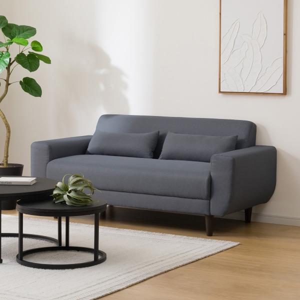 ニトリ（NITORI） ソファー ソファ 2人掛け 布張りソファ(CX01 GY