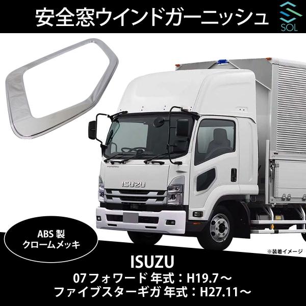 いすゞ（ISUZU） 07フォワード ファイブスターギガ 助手席ドア 安全窓