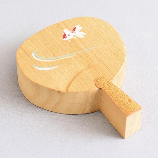 香合 茶道具 田原靖斎 作 桐団扇 金魚の絵香合 : 茶道具専門店 (有