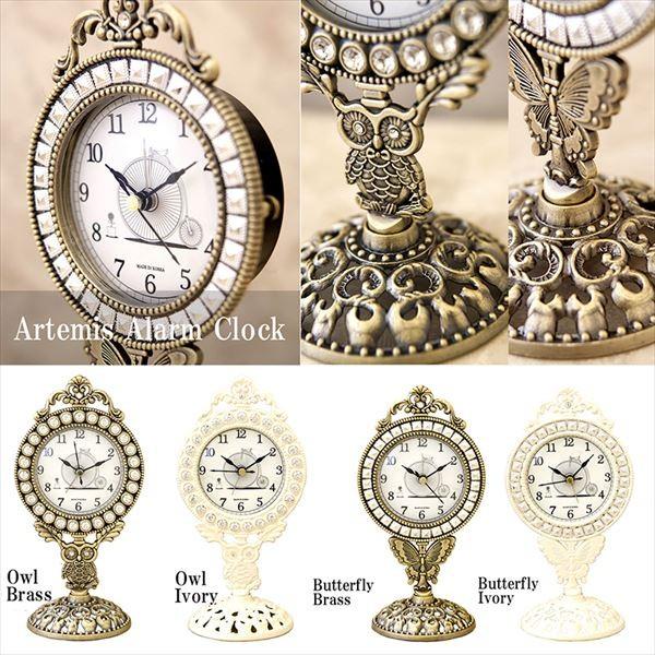 アメリカン レトロ 置時計 目覚まし時計 アラーム アンティーク