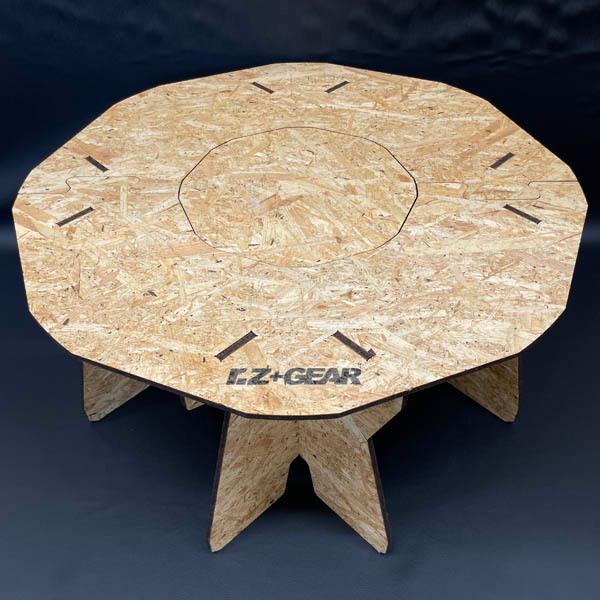 ☆新発売☆簡単組立オクタゴン・テーブル アウトドアテーブル ロー