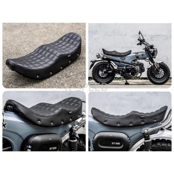 K-SPEED Diablo DAX ST125 DX040 ラクダシート タックロール チョビ3段