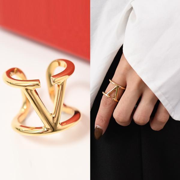 VALENTINO（ヴァレンティノ） リング 指輪 Vロゴ シグネチャー メタル