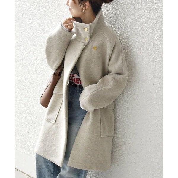 SHIPS（シップス） SHIPS any: カシミヤ ミックス スタンドカラー