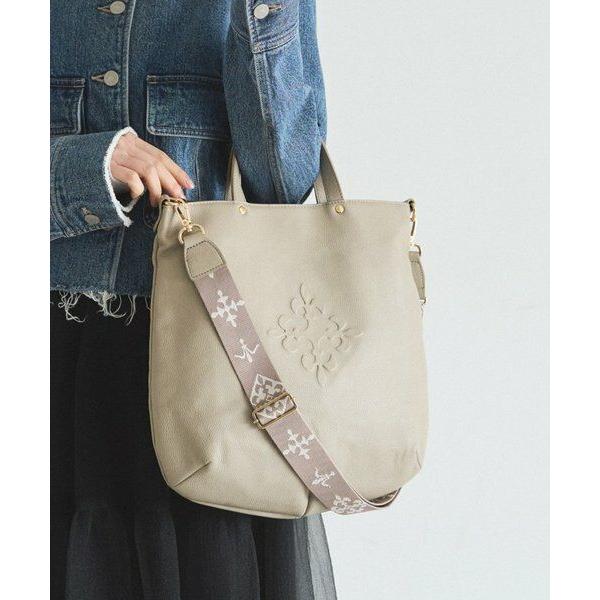 russet（ラシット） スリム2WAYトートバッグ <エンボスモノグラム