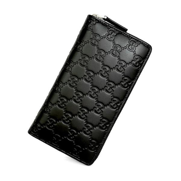 GUCCI（グッチ） 最新作!! メンズ 長財布 グッチシマ ラウンドジップ
