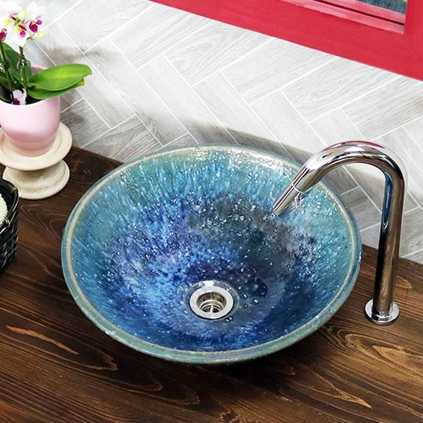 信楽焼 手洗い鉢 洗面ボウル 洗面ボール 陶器 手洗い器 洗面台 トイレ