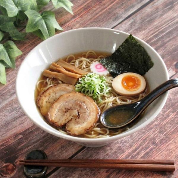 丼 ラーメン鉢 ラーメン丼 白 19cm 深ボウル ルミナ おしゃれ 食器