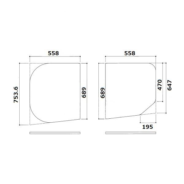 TOTO 風呂ふた 1150RDラクカル蓋2枚R 【EKKS5ARAA21WN】 : 建材と住設