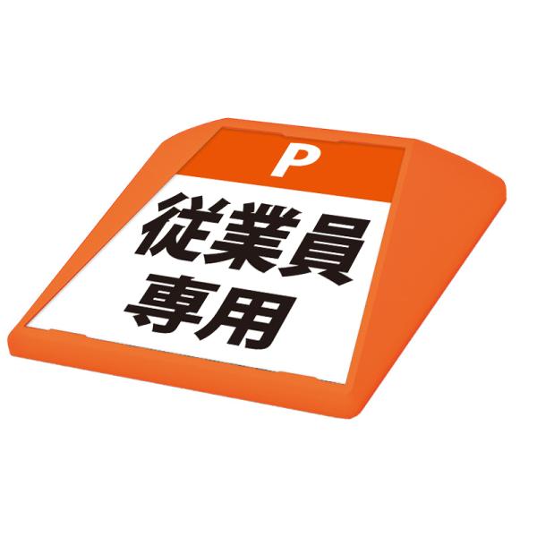 駐車場 看板 路面表示 路面標識 タートイズ オレンジ 表示面セット G