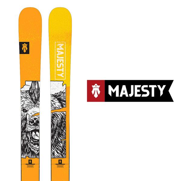 MAJESTY マジェスティー スキー板 旧モデル 型落ち 《2025》Dirty Bear