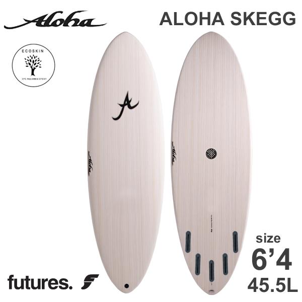 25 ALOHA SURFBOARDS アロハ サーフボード SKEGG 6'4 エコスキン