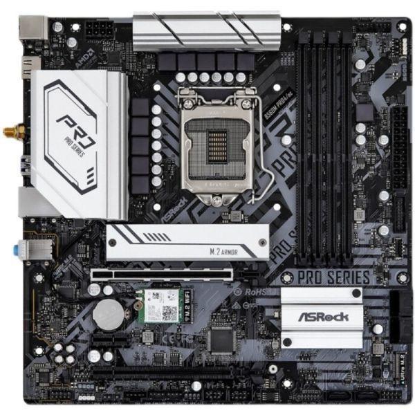 ASRock B560M PRO4 LGA 1200 Intel B560 SATA 6Gb/s Micro ATX
