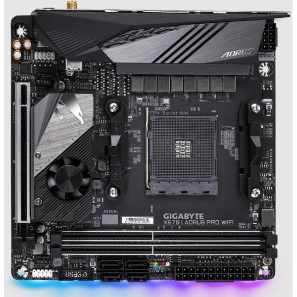 GIGABYTE X570 I Aorus Pro Wi-Fi AMD DDR4 Socket AM4 Mini-ITX