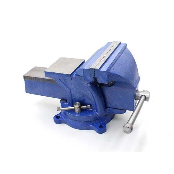 回転台付きバイス 150mm 強力バイス 万力 360度 ボルト固定可能 ベンチ