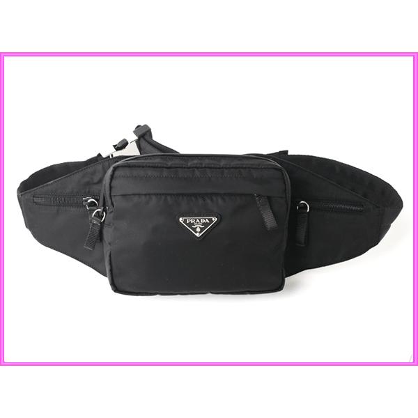 PRADA（プラダ） V210 NERO TESSUTO MONTAGN ロゴプレート付き