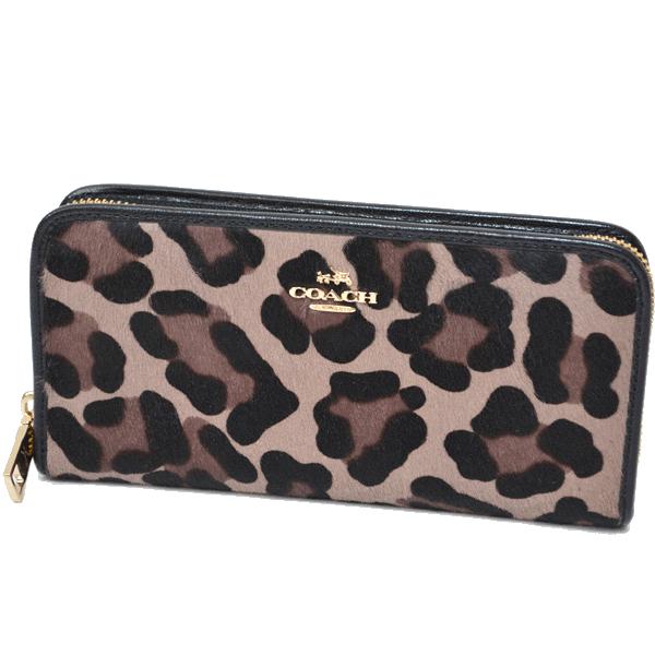 COACH（コーチ） 長財布 ヒョウ柄 レオパード オセロット