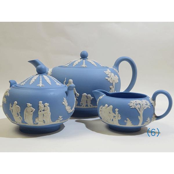 WEDGWOOD（ウェッジウッド） ジャスパー ペイルブルー ティーポット