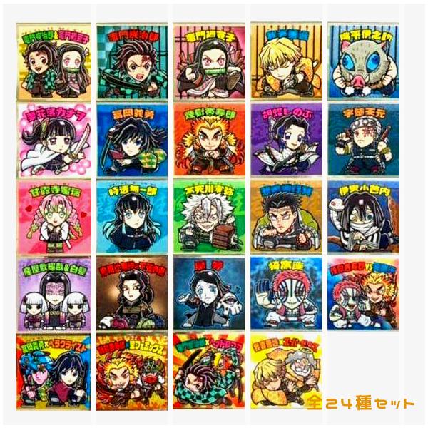 未使用] 鬼滅の刃マン チョコ2 24種 フルコンプ ビックリマンシリーズ