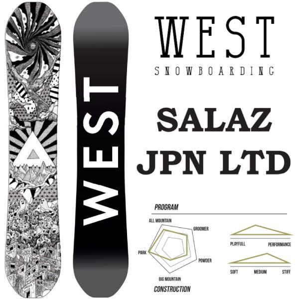 ウエスト スノーボード WEST SNOWBOARD SALAZ JPN LTD サラズ ジャパン