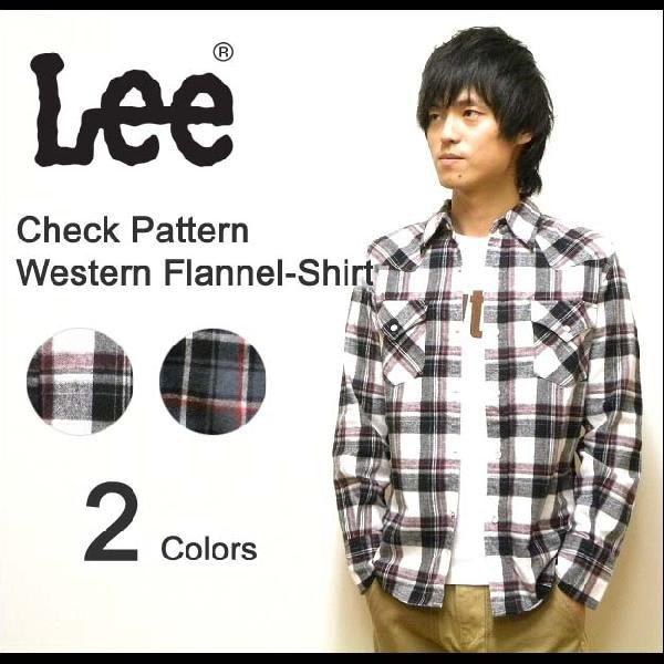 Lee（リー） ウエスタンディテール チェック柄 スリムフィット