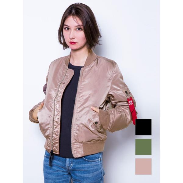 ALPHA アルファ MA-1 レディース ma1 フライト ジャケット アウター