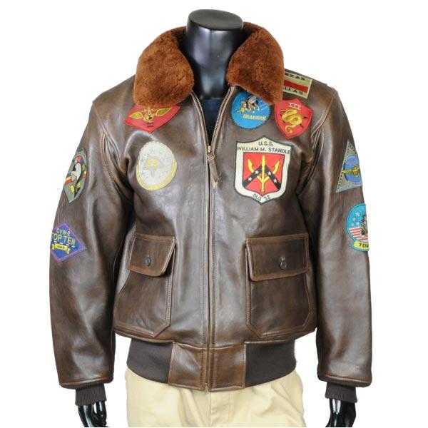 AVIREX G-1 レザージャケット トップガン [ ブラウン / Mサイズ