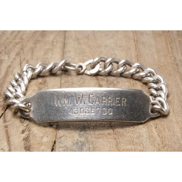 IDブレスレット ヴィンテージ シルバー 925 ジュエリー (B144