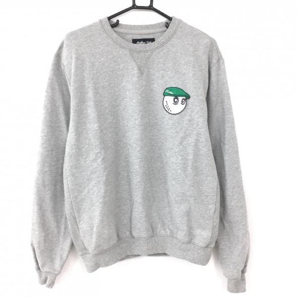 美品】希少＊Malbon Golf マルボンゴルフ スウェットトレーナー グレー