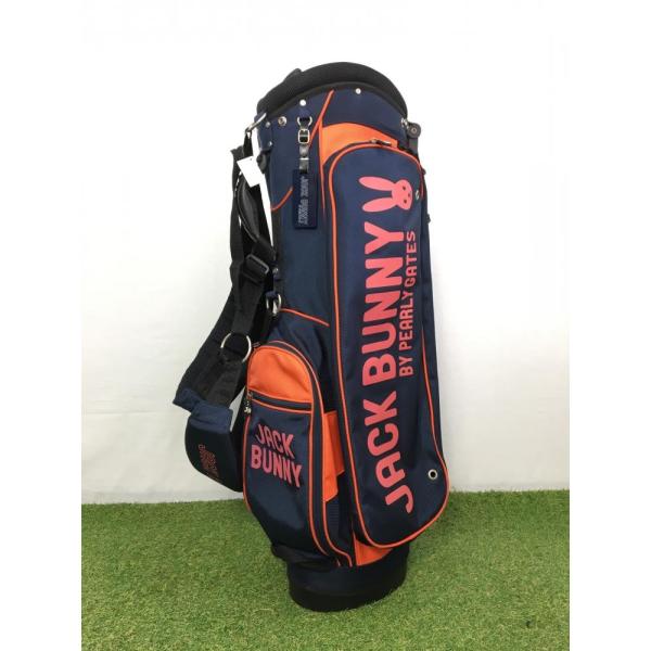 Jack Bunny!!（ジャックバニー） スタンド式キャディバッグ ネイビー