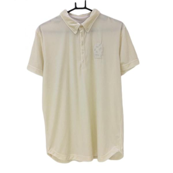 超美品】ラッセルノ 半袖ポロシャツ アイボリー 表微起毛 ルチャ