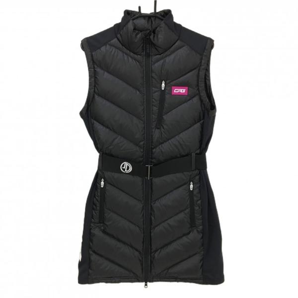 CPG GOLF 【美品】CPG ダウンワンピース 黒 ゴムベルト付き サイドロゴ