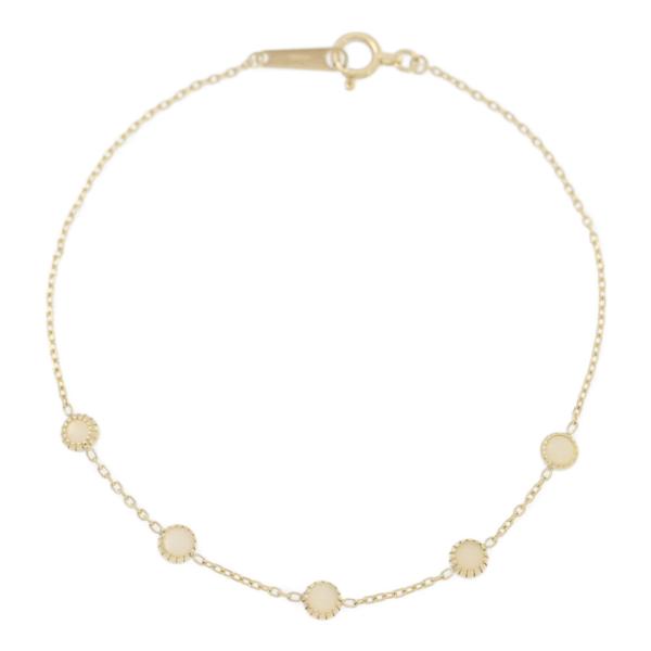 agete（アガット） オパール ブレスレット/K10YG/416-0.7g/イエロー