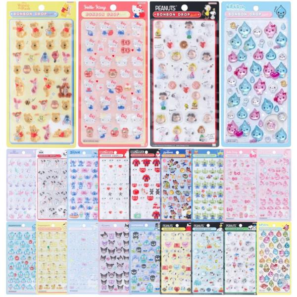 ボンボンドロップシール 第1弾 サンリオ ディズニー スヌーピー しず