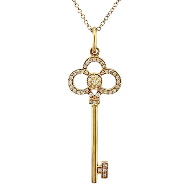 TIFFANY&Co.（ティファニー） クラウンキー ネックレス 18金 K18