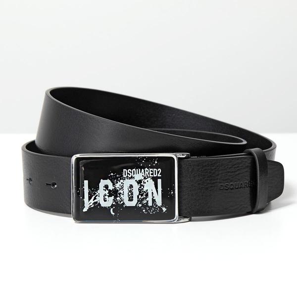 DSQUARED2（ディースクエアード） ベルト ICON SPLASH PLAQUE BELT