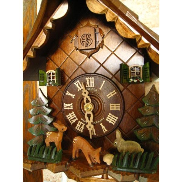 からくり時計 鳩時計 壁掛け 掛け時計 おしゃれ 北欧 森の時計 ドイツ