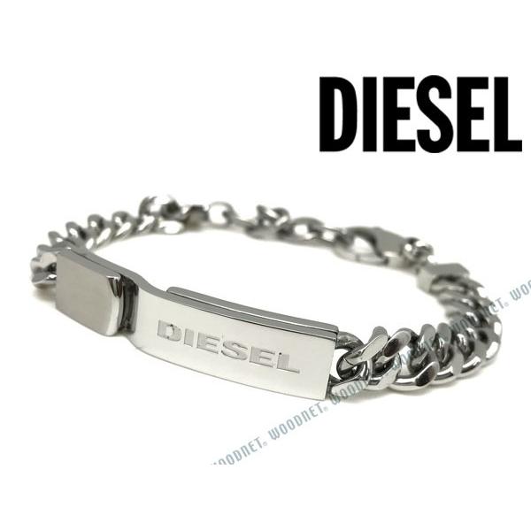 DIESEL（ディーゼル） シルバー ブレスレット DX0966040 : WOODNET