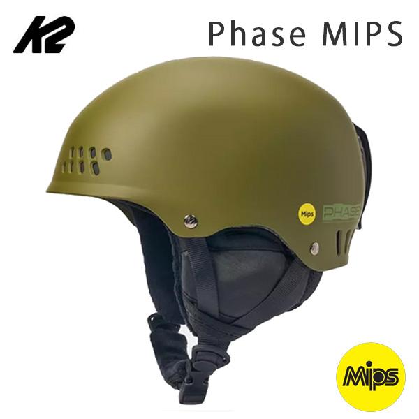 K2 ヘルメット Phase MIPS / DARK OLIVE GREEN (24-25 2025) スキー