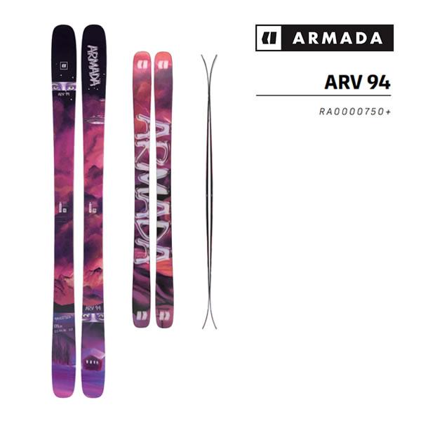 ARMADA（アルマダ） スキー板 ARMADA ARV 94 スキー単品 (板のみ