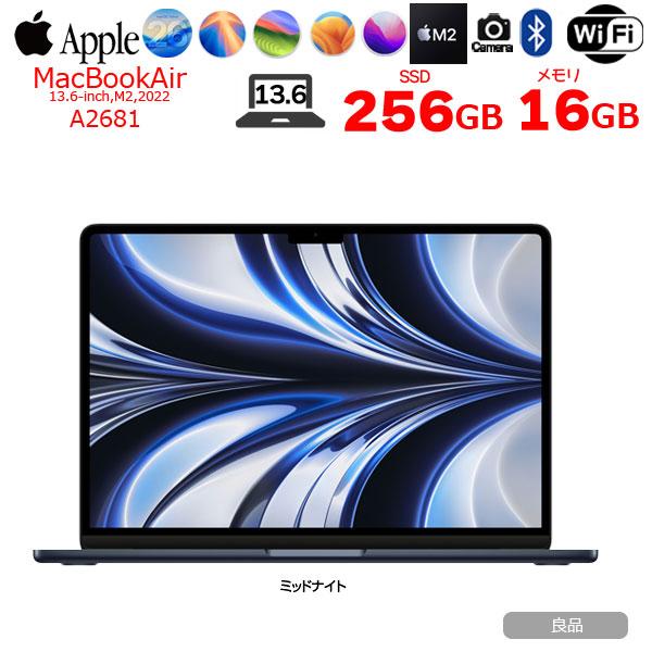 MacBook Air Apple 13.6inch MLY33J/A A2681 2022 TouchID 選べるOS