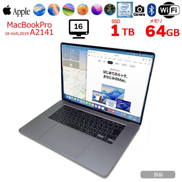 MacBook Pro Apple 16inch MVVK2J/A A2141 RP5500M 2019 選べるOS