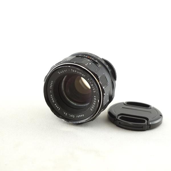 SUPER-TAKUMAR 55mm F1.8 Asahi 交換レンズ USED品 MF 単焦点 オールド