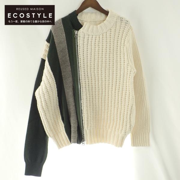 sacai（サカイ） 美品/20年製 20-02406M Wool Knit Blouson ウール