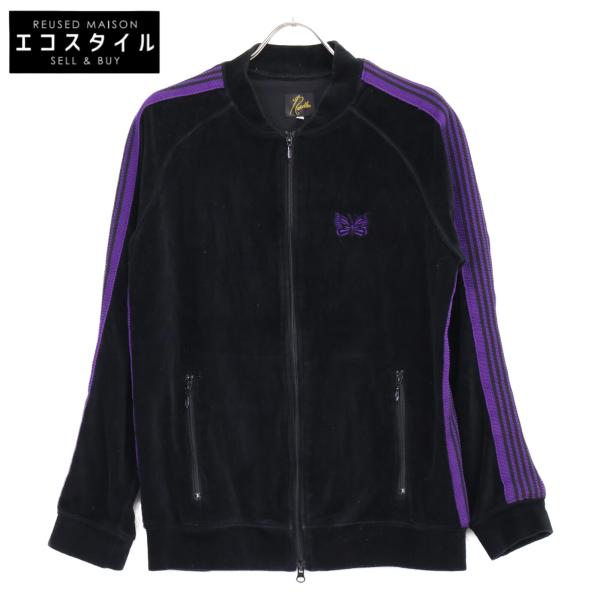needles ニードルズ ブラック×パープル ベロア トラックジャケット