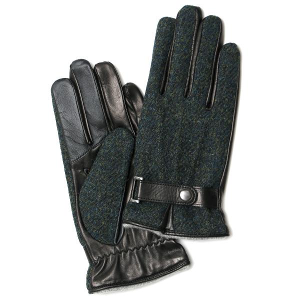 HARRIS TWEED（ハリスツイード） 手袋 メンズ スマホ対応 カシミヤ