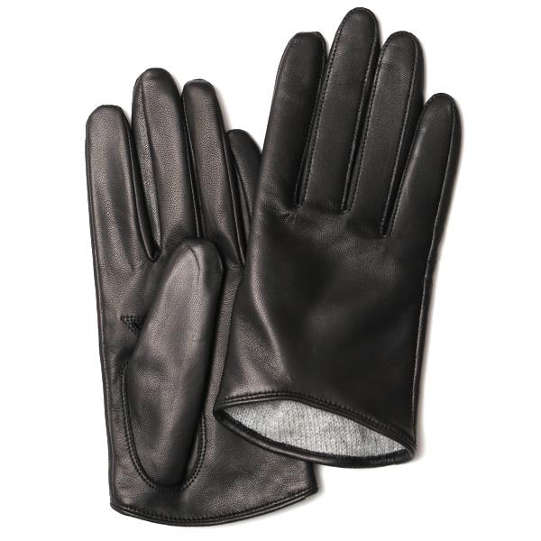 KURODA（クロダ） 手袋 レディース 本革 カシミヤ裏地 ショート丈 防寒