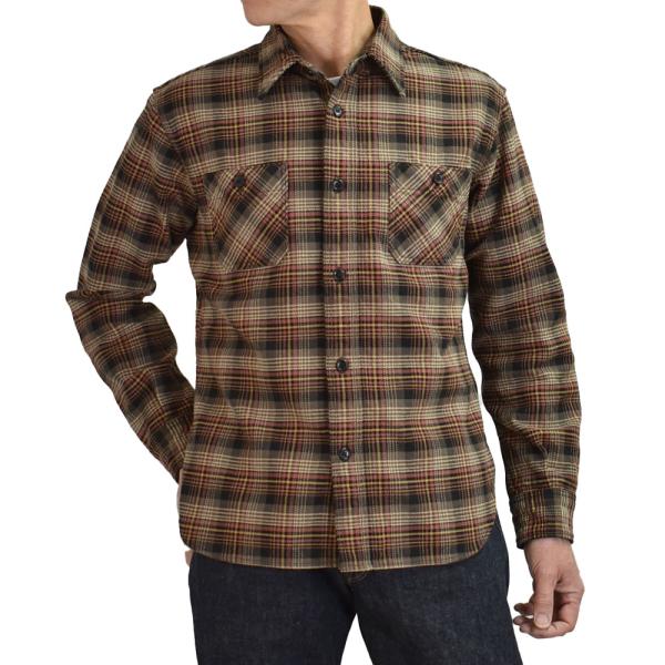 DELUXEWARE（デラックスウエア） シャツ MULTCH CHECK NEL 長袖