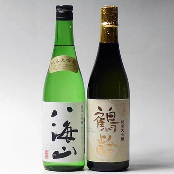 八海山 日本酒 八海山・鶴齢 純米大吟醸 720ml×2本セット 新潟県